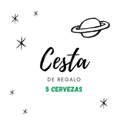 Cesta de Regalo: 5 Cervezas