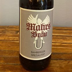 Mahrs Brau aU Ungespundet Naturtrüb
