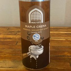 Vault City Maple Crema Imperial Breakfast Stout